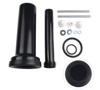 EffiFish Kit de raccordement mural professionnel pour toilettes - 300 mm - Avec connecteur de casserole de 90 mm - Extension de 45 mm - Pour cadre de salle de bain