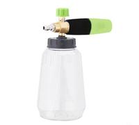 EffiFish Lance à mousse pour nettoyeur haute pression avec buse de pulvérisation réglable à connexion rapide pour nettoyage du toit de bateau (vert, noir, 1 l)