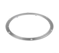 EffiFish Lazy Susan Table de salle à manger en alliage d'aluminium avec rotation fluide à roulement à billes et rondelle de protection en verre (40,6 cm, 391 x 25,4 cm)