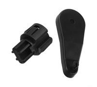 EffiFish Levier d'amortisseur de voiture, mélange de goupille de porte, pour Golf pour Jetta 1999-2008 1H1819125 1H0819136 Pièce de rechange en plastique noir