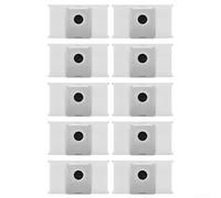 EffiFish Lot de 10 sacs d'aspirateur Ecovacs pour Deebot T80 pour robot OMNI, fibre soufflée par fusion et tissu non tissé, pour un nettoyage efficace de la maison
