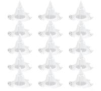 EffiFish Lot de 15 joints coniques en maille pour pots de fleurs, design conique creux pour la circulation de l'air et le drainage, doublures anti-pourriture en 3 tailles pour la maison et le jardin