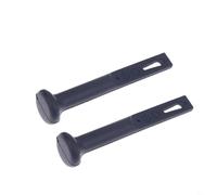 EffiFish Lot de 2 charnières de siège arrière pour 206 207 C2, pièce de rechange en plastique noir OEM 9628671877