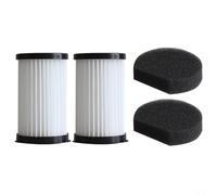EffiFish Lot de 2 filtres de rechange pour aspirateur à main Cleanmaxx Cyclone PC-P009E Blanc 9,2 cm