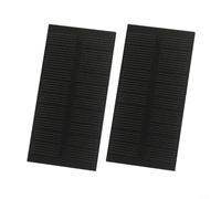 EffiFish Lot de 2 panneaux solaires, pour batteries de 3,7 V-5 V, panneau de charge en polysilicium 0,5 W 5 V avec courant de court-circuit de 110 MA, design compact 80 x 40 x 2 mm