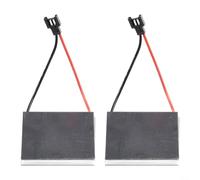 EffiFish Lot de 2 plaques de générateur de chaleur pour ventilateur de cheminée, module TEG thermoélectrique, pièce de rechange 40 mm