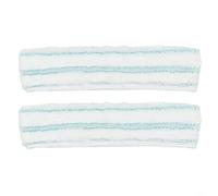 EffiFish Lot de 2 serpillères de rechange en microfibre pour lave-vitres Leifheit - 27,5 x 6,8 cm - Turquoise