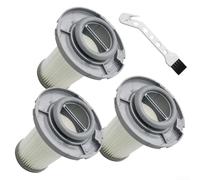 EffiFish Lot de 3 filtres de rechange lavables en ABS pour ZR009005 X-Force pour aspirateur Flex 8.60 Blanc Avec brosse de nettoyage