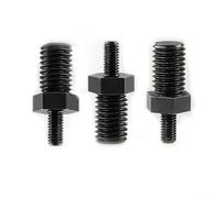 EffiFish Lot de 3 tiges d'adaptateur de meulage 5 mm à 10 mm pour mini meuleuse d'angle avec plaque de pression, construction en métal