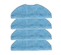 EffiFish Lot de 4 chiffons de nettoyage pour Eureka LVAC Voice Pro, pour aspirateurs robots Dynaking R21, tampons en microfibre gris pour LG série R580 et série R585