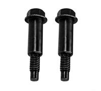 EffiFish Lot de 4 vis noires 590586 en acier carbone robuste pour série 450E, convient pour Troy-Bilt TB110 TB200, pour BOLENS modèle 11A-020W765 (2 pièces)