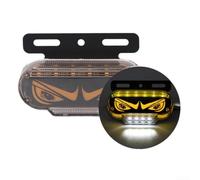EffiFish Lumière de Gabarit ABS Résistante aux Chocs 12/24V(yellow) | Clignotement dynamique, augmentation pour luminosité, compatible 12V et 24V, installation pour camion et remorque