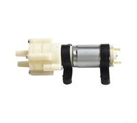 EffiFish Mini pompe à membrane CC 6 V-12 V, 1,8 l/min refroidie à l'eau R385 avec étui en silicone silencieux pour lavage de voiture modèle et remplissage de piscine