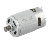 EffiFish Moteur 21 V RS550 CC avec boîte de vitesses 2 vitesses 12T, couple élevé 19500 tr/min pour réparation de perceuse électrique et remplacement d'outils électriques