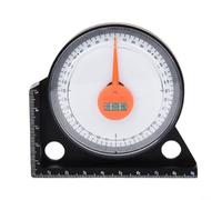EffiFish Niveau/rapporteur d'angle magnétique avec base, inclinomètre de 0 à 90° pour métal pour surface, outil de mesure d'inclinaison de précision pour charpentier, maçon