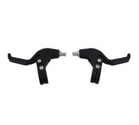 EffiFish Paire de leviers de frein de vélo pour guidon de 2,2 cm en plastique - Pièces de rechange essentielles pour enfants - Noir