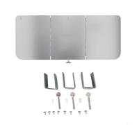 EffiFish Panneau réflecteur de chaleur en aluminium, bouclier déflecteur pliable pour chauffage au gaz, améliore la rétention de la chaleur et réduit la consommation de gaz