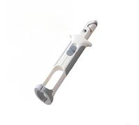 EffiFish Pince de cuisine en silicone, résistante à la chaleur, pour casseroles et assiettes jusqu'à 230 °C, outil à clip ergonomique à double usage, gris