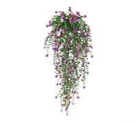 EffiFish Plantes artificielles à suspendre, avec feuilles de camélia et d'eucalyptus, 76 cm, fausse vigne pour décoration intérieure et extérieure, plastique résistant aux UV (3)