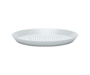 EffiFish Plaque à pizza perforée en aluminium pour pâte farcie, plaque de cuisson à conduction thermique rapide pour une cuisson uniforme au four, argenté (A-25,4 cm)