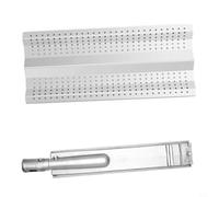 EffiFish Plaque chauffante en acier inoxydable et kit de brûleur pour grilles de 63,5 à 101,6 cm, compatible avec les pièces de rechange BLZ-3 4 5 Series