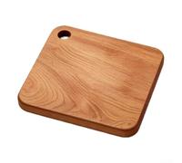 EffiFish Plateau en bois minimaliste moderne 24 cm pour pizza steak | Lignes épurées, look contemporain, complète la table, finition marron, espace de rangement compact