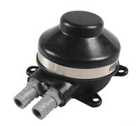 EffiFish Pompe à pied distributeur d'eau pour caravane, yacht, évier, opération mains en plastique noir, 13,8 x 10,1 x 6,8 cm, débit maximal 2,2 GPM