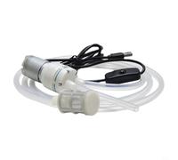 EffiFish Pompe à vin électrique portable, alimentée par USB avec tube en silicone de qualité alimentaire de 1 m pour verser facilement du vin, de la bière et des spiritueux, design compact pour une