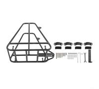 EffiFish Porte-bagages avant en alliage d'aluminium pour vélo électrique, scooter, noir, 30 x 28 x 14 cm