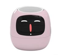 EffiFish Pot de fleurs intelligent, le compagnon de jardinage interactif pour un entretien sans effort des plantes Pot de fleurs automatique absorbant l'eau (rose)