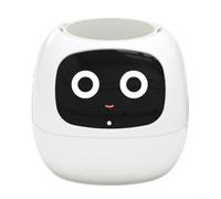 EffiFish Pot de fleurs intelligent, le compagnon de jardinage interactif pour un entretien sans effort des plantes, pot de fleurs automatique absorbant l'eau (blanc)