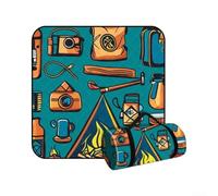 EffiFish pour couverture Plage Polyester Épaisse Grand Format 200cm (200x200cm green)