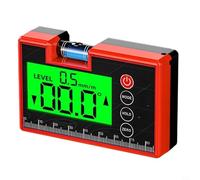 EffiFish Pour mini niveau numérique avec aimant puissant, détecteur d'angle de haute précision et boîte d'inclinaison, grand inclinomètre pour surfaces métalliques, rapporteur portable (B)