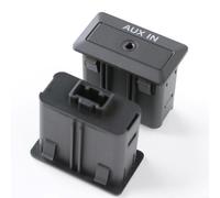 EffiFish Prise audio auxiliaire, TD74-66-DFX-5717 Adaptateur d'interface d'entrée auxiliaire pour Mazda 3 2010-2013 Système stéréo de voiture Noir ABS