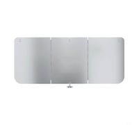 EffiFish Protection contre le vent pour terrasse - Chauffage à gaz extérieur - En aluminium - Déflecteur d'air pliable - Accessoire pour cour intérieure