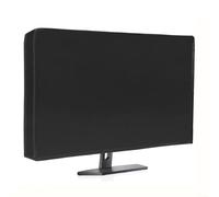 EffiFish Protection d'écran Oxford 210D anti-poussière et résistante aux UV pour PC, bureau, TV, utilisation en extérieur, noir, 53 x 35 x 9 cm