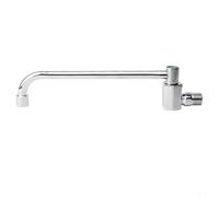 EffiFish Robinet d'évier de cuisine en cuivre, robinet mural rotatif à poignée unique, robinet de contrôle de l'eau pour restaurant commercial, 25 cm (25 cm)