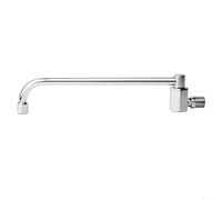 EffiFish Robinet d'évier de cuisine en cuivre, robinet mural rotatif à poignée unique, robinet de contrôle de l'eau pour restaurant commercial, 25 cm (30 cm)