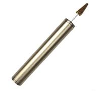 EffiFish Rouleau de peinture pour bords en cuir, outil en alliage d'aluminium pour teinture précise sur ceintures, portefeuilles, chaussures, accessoires de bricolage, noir (marron)