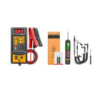 EffiFish RT01 Testeur de relais 12 V/24 V Affichage numérique pour voiture, camion, marine, analyseur 5/4 broches avec sonde A3016, détecteur de circuit portable (RT01 A3015)