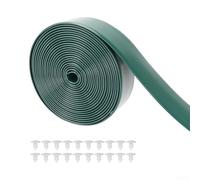 EffiFish Sangle en PVC d'extérieur pour réparation de chaise de plage - Ruban de cerclage de siège de pelouse avec clous de 6,1 m - Vert (3 m)