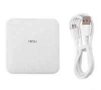 EffiFish Schumann Générateur d'ondes 7,83 Hz Appareil d'impulsion pour Aide au Sommeil Alimenté par USB Unité Compacte pour Relaxation et Balance Cellulaire Blanc