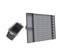 EffiFish Silikon Grillmatte Mit Ölfangschale 16X11,5(gray)