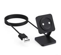 EffiFish Station de charge magnétique pour Suunto 9 Peak Pro, support de charge rapide 1 A avec câble, accessoire de voyage ABS compact, noir