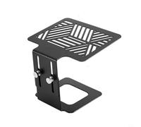 EffiFish Support de pesée réglable en hauteur pour machine à expresso en acier inoxydable compatible avec porte-filtre (noir)