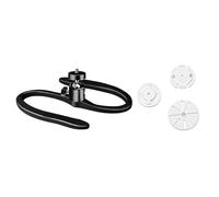 EffiFish Support de serrage flexible pour TP-Link pour TAPO C200/C210/C220/C201/C202/C211, support en silicone sans outil pour une installation murale sans dommage (noir)