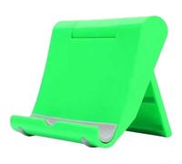 EffiFish Support de téléphone pliable réglable pour téléphone portable, support de bureau de 3,5 à 11 pouces pour smartphones et tablettes avec coussinet en silicone antidérapant (vert)