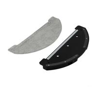 EffiFish Support de tissu mobile avec tampon en microfibre, support de rechange compatible avec aspirateur robot Imou L11 S9 VXVC11 (noir)