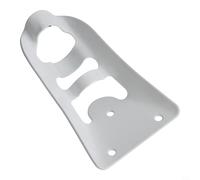 EffiFish Support Mât Drapeau 19mm Acier Galvanisé Fixation Murale | Acier Q235 zingué, finition blanche, diamètre 19mm, fixation murale pour robuste, longue durée de vie