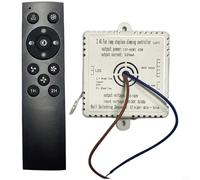 EffiFish Télécommande infrarouge pour ventilateur de plafond et lumière, kit pilote de gradation avec compatibilité 4/6 broches, entrée AC 180-265 V (B)